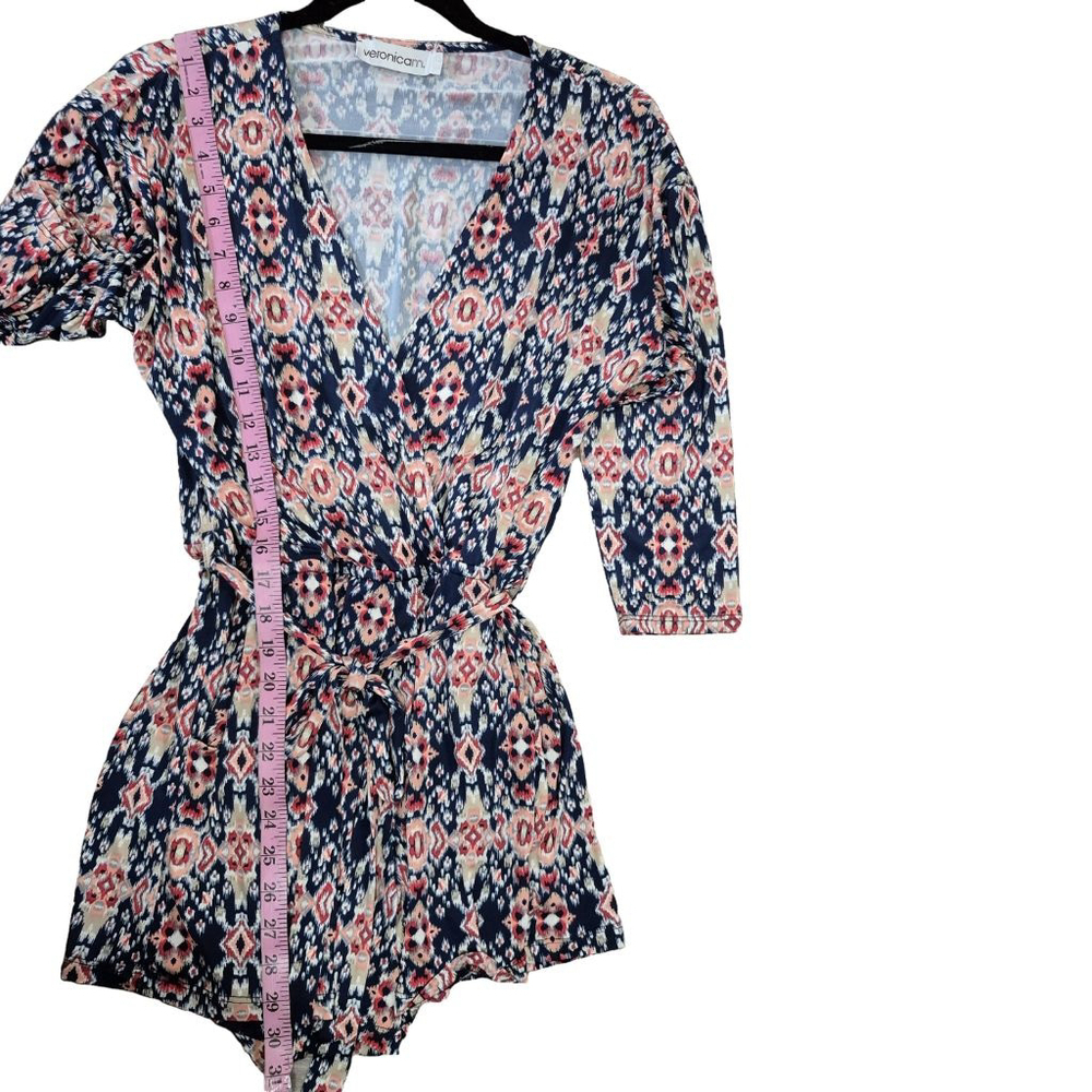 Veronicam Romper Size S Blue Red - Picture 3 of 9